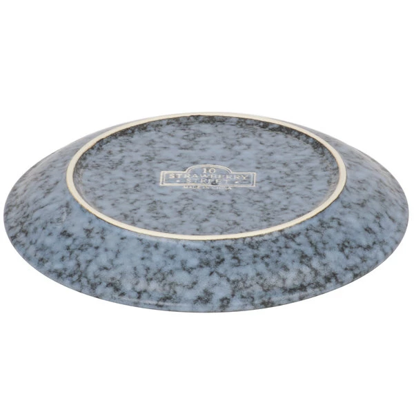 10 Strawberry Street BISEKI-8RD Biseki 8" Round Blue Stoneware Salad Plate - 24/Case 3 10 Strawberry Street BISEKI-8RD Biseki 8" Round Blue Stoneware Salad Plate - 24/Case - Image 3