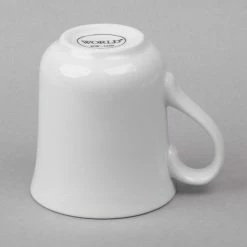 World Tableware BW-1150 Basics 8.5 Oz. Bright White Porcelain Tall Cup - 36/Case -Rak Porcelain shop 1347738