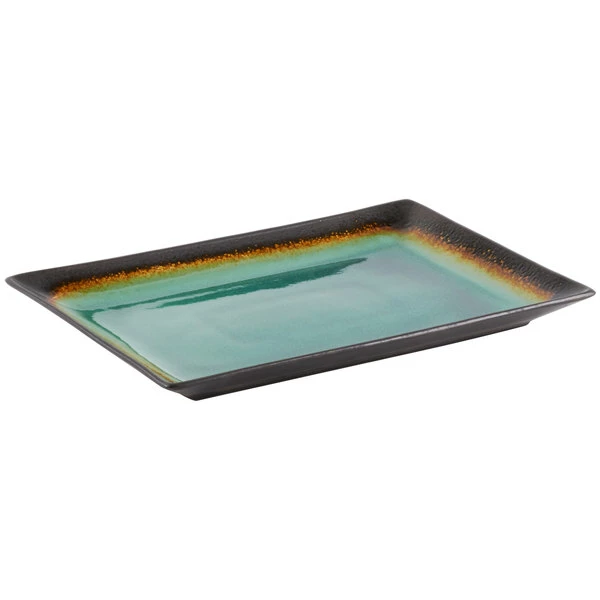 World Tableware BF-13 Hakone 13 1/2" X 9 1/4" Stoneware Platter - 12/Case 4 World Tableware BF-13 Hakone 13 1/2" X 9 1/4" Stoneware Platter - 12/Case - Image 4