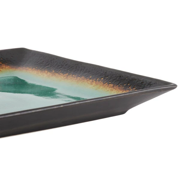 World Tableware BF-13 Hakone 13 1/2" X 9 1/4" Stoneware Platter - 12/Case 6 World Tableware BF-13 Hakone 13 1/2" X 9 1/4" Stoneware Platter - 12/Case - Image 6
