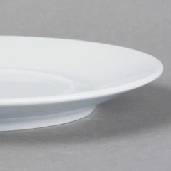 Schonwald 9136925 Fine Dining 5 7/8" Round Continental White Porcelain Saucer - 12/Case -Rak Porcelain shop 1351685