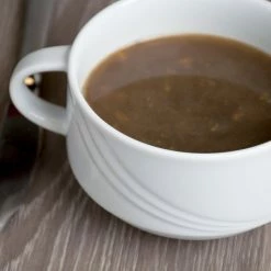 Schonwald 9182730 Donna 9.5 Oz. Continental White Two-Handled Soup Cup - 12/Case -Rak Porcelain shop 1351721