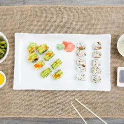 American Metalcraft Prestige RTWVY1 14 3/8" X 8 3/4" Wavy Stoneware Platter 10 American Metalcraft Prestige RTWVY1 14 3/8" X 8 3/4" Wavy Stoneware Platter -Rak Porcelain shop 1364317