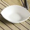 CAC China CAC SOH-57 Soho 12 Oz. Ivory (American White) Stoneware Peach Bowl - 36/Case