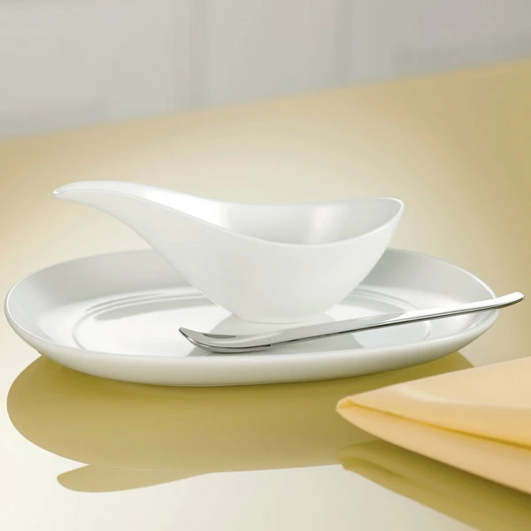 Villeroy & Boch 16-3272-3570 Stella Hotel 8" X 5 1/2" White Bone Porcelain Small Oval Plate - 6/Case 2 Villeroy & Boch 16-3272-3570 Stella Hotel 8" X 5 1/2" White Bone Porcelain Small Oval Plate - 6/Case - Image 2