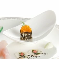 Villeroy & Boch 16-3272-3596 Stella Hotel 6 3/8" X 4 3/8" White Bone Porcelain Amuse-Gueule Bowl - 6/Case