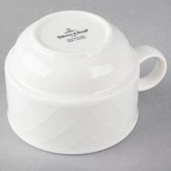 Villeroy & Boch 16-2238-1271 Bella 7.5 Oz. White Porcelain Stackable Cup - 6/Case -Rak Porcelain shop 1422326