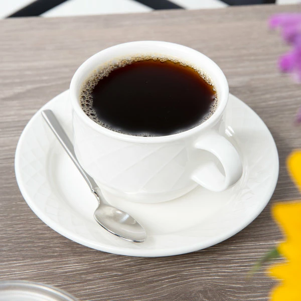 Villeroy & Boch 16-2238-1280 Bella 5 7/8" White Porcelain Saucer - 6/Case 5 Villeroy & Boch 16-2238-1280 Bella 5 7/8" White Porcelain Saucer - 6/Case - Image 5