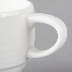 Villeroy & Boch 16-3356-1271 Sedona 7.5 Oz. White Porcelain Stackable Cup - 6/Case -Rak Porcelain shop 1423336