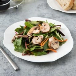 Villeroy & Boch 16-4033-2650 Blossom 8 1/4" White Bone Porcelain Flat Plate - 6/Case