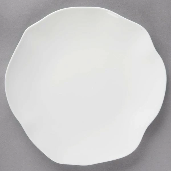 Villeroy & Boch 16-4033-2650 Blossom 8 1/4" White Bone Porcelain Flat Plate - 6/Case 2 Villeroy & Boch 16-4033-2650 Blossom 8 1/4" White Bone Porcelain Flat Plate - 6/Case - Image 2