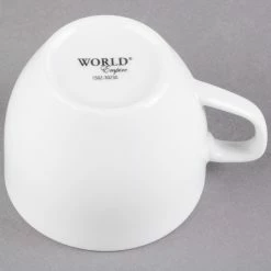 World Tableware 1502-30230 Empire 8.75 Oz. Alpine White Porcelain Cup - 36/Case -Rak Porcelain shop 1428531