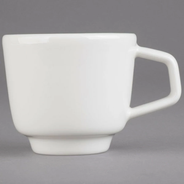 Villeroy & Boch 16-4004-1450 Affinity 3.25 Oz. White Porcelain Cup - 6/Case 2 Villeroy & Boch 16-4004-1450 Affinity 3.25 Oz. White Porcelain Cup - 6/Case - Image 2