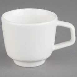 Villeroy & Boch 16-4004-1450 Affinity 3.25 Oz. White Porcelain Cup - 6/Case 8 Villeroy & Boch 16-4004-1450 Affinity 3.25 Oz. White Porcelain Cup - 6/Case -Rak Porcelain shop 1430481