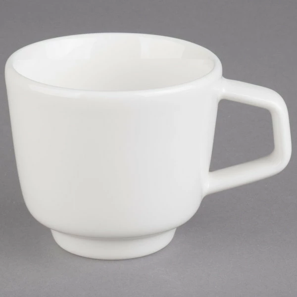 Villeroy & Boch 16-4004-1450 Affinity 3.25 Oz. White Porcelain Cup - 6/Case 3 Villeroy & Boch 16-4004-1450 Affinity 3.25 Oz. White Porcelain Cup - 6/Case - Image 3