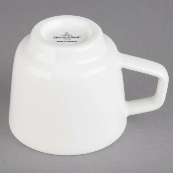 Villeroy & Boch 16-4004-1450 Affinity 3.25 Oz. White Porcelain Cup - 6/Case 4 Villeroy & Boch 16-4004-1450 Affinity 3.25 Oz. White Porcelain Cup - 6/Case - Image 4