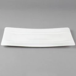 Villeroy & Boch 10-4510-2581 Modern Grace 13 3/4" X 7" White Bone Porcelain Rectangular Plate - 6/Pack -Rak Porcelain shop 1436099