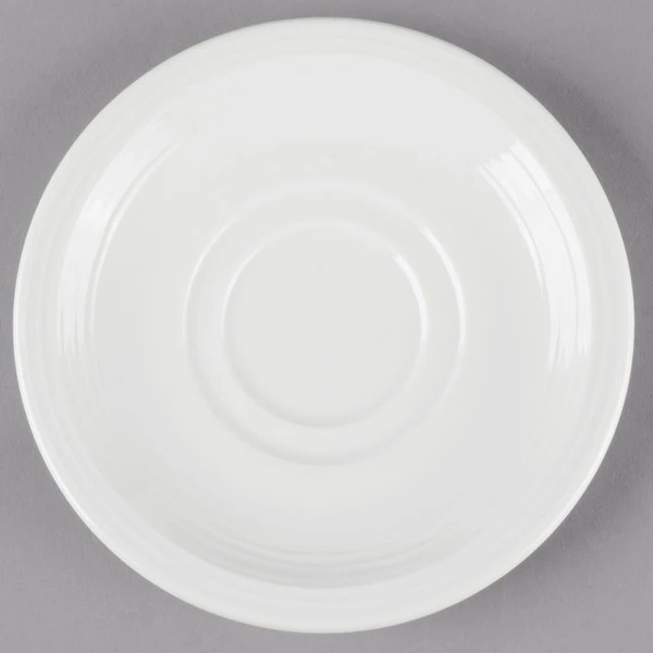 Villeroy & Boch 16-4003-1280 Sedona Function 5 7/8" White Porcelain Saucer - 6/Case 2 Villeroy & Boch 16-4003-1280 Sedona Function 5 7/8" White Porcelain Saucer - 6/Case - Image 2