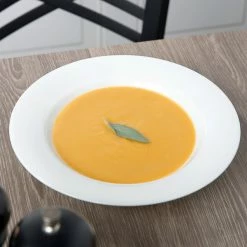 Syracuse China Syracuse 911190004 International 13.5 Oz. Bone China Round Soup Bowl - 12/Case