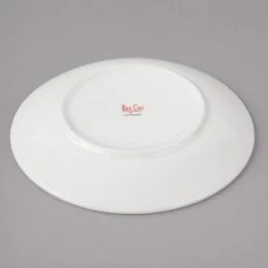 Bon Chef 1300004P Circles 6" White Porcelain Saucer - 36/Case -Rak Porcelain shop 1449627