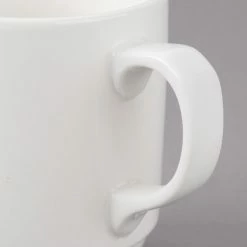 Bon Chef 1300003P Circles 10 Oz. White Porcelain Cup - 36/Case -Rak Porcelain shop 1449649