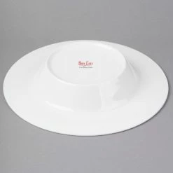 Bon Chef 5000013B Wide Rim 11 1/2" White Bone China Pasta Plate - 12/Pack 10 Bon Chef 5000013B Wide Rim 11 1/2" White Bone China Pasta Plate - 12/Pack -Rak Porcelain shop 1450120
