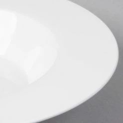 Bon Chef 5000013B Wide Rim 11 1/2" White Bone China Pasta Plate - 12/Pack 11 Bon Chef 5000013B Wide Rim 11 1/2" White Bone China Pasta Plate - 12/Pack -Rak Porcelain shop 1450121
