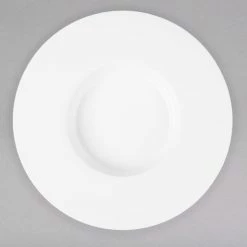 Bon Chef 5000012B Wide Rim 11" White Bone China Pasta Bowl - 12/Pack 9 Bon Chef 5000012B Wide Rim 11" White Bone China Pasta Bowl - 12/Pack -Rak Porcelain shop 1450132