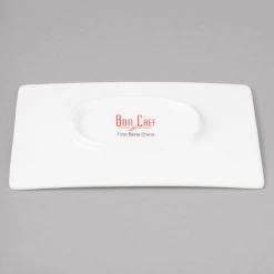 Bon Chef 5000002B Wide Rim 6" X 4" White Bone China Demi Saucer - 36/Case 9 Bon Chef 5000002B Wide Rim 6" X 4" White Bone China Demi Saucer - 36/Case -Rak Porcelain shop 1450261