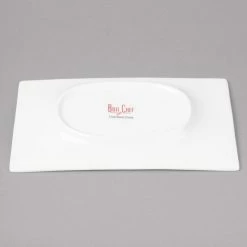 Bon Chef 5000003B Wide Rim 8 1/4" X 5 3/4" White Bone China Saucer - 36/Case -Rak Porcelain shop 1450279