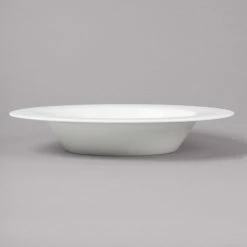 Bon Chef 5000008B Wide Rim 15 Oz. White Bone China Soup Bowl - 24/Case 8 Bon Chef 5000008B Wide Rim 15 Oz. White Bone China Soup Bowl - 24/Case -Rak Porcelain shop 1450429