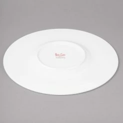 Bon Chef 5000011B Wide Rim 11" White Bone China Plate - 12/Pack 8 Bon Chef 5000011B Wide Rim 11" White Bone China Plate - 12/Pack -Rak Porcelain shop 1450437