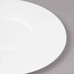Bon Chef 5000011B Wide Rim 11" White Bone China Plate - 12/Pack 9 Bon Chef 5000011B Wide Rim 11" White Bone China Plate - 12/Pack -Rak Porcelain shop 1450438