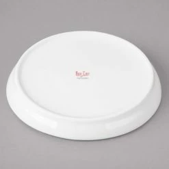 Bon Chef 1500006P Mid Century 6" White Porcelain Saucer - 36/Case 8 Bon Chef 1500006P Mid Century 6" White Porcelain Saucer - 36/Case -Rak Porcelain shop 1451293