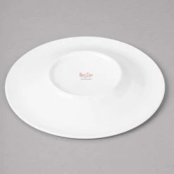 Bon Chef 1000009P Concentrics 6 1/8" White Porcelain Saucer - 36/Case -Rak Porcelain shop 1452482