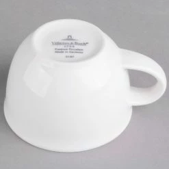 Villeroy & Boch 16-2016-1450 Corpo 3.3 Oz. White Porcelain Cup - 6/Case -Rak Porcelain shop 1460190