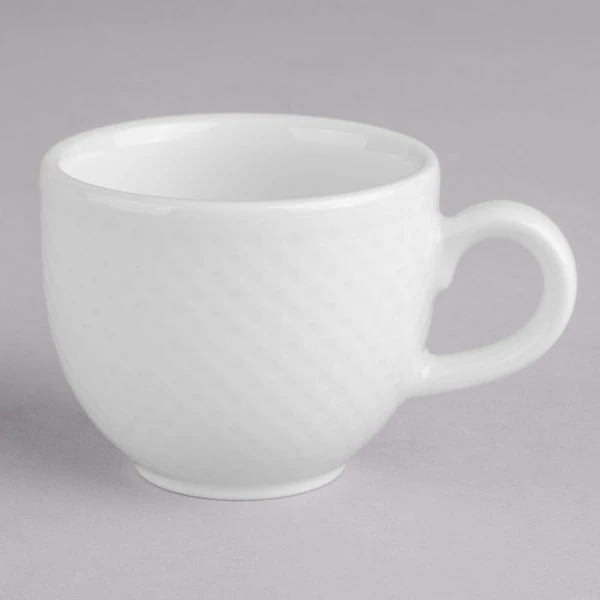 Villeroy & Boch 16-2155-1450 Easy White 3.3 Oz. White Porcelain Cup - 6/Case 3 Villeroy & Boch 16-2155-1450 Easy White 3.3 Oz. White Porcelain Cup - 6/Case - Image 3