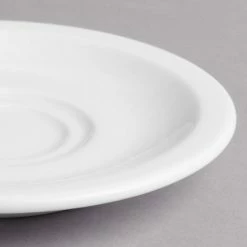 Villeroy & Boch 16-2155-1460 Easy White 5" White Porcelain Saucer - 6/Case -Rak Porcelain shop 1463638