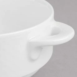 Villeroy & Boch 16-2155-2510 Easy White 9 Oz. White Porcelain Stackable Soup Cup - 6/Case -Rak Porcelain shop 1463671