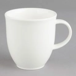 Villeroy & Boch 16-2016-4870 Corpo 10.25 Oz. White Porcelain Mug With Handle - 6/Case -Rak Porcelain shop 1463772