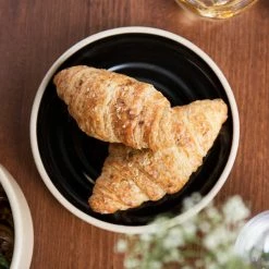 Chef & Sommelier FK845 Geode 6" Black Stackable Bread And Butter / Side Plate By Arc Cardinal - 12/Case 10 Chef & Sommelier FK845 Geode 6" Black Stackable Bread And Butter / Side Plate By Arc Cardinal - 12/Case -Rak Porcelain shop 1482025