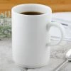 Villeroy & Boch 16-2040-4894 Universal 13.5 Oz. White Premium Porcelain Stackable Mug - 6/Case