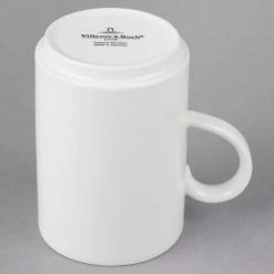 Villeroy & Boch 16-2040-4894 Universal 13.5 Oz. White Premium Porcelain Stackable Mug - 6/Case 6 Villeroy & Boch 16-2040-4894 Universal 13.5 Oz. White Premium Porcelain Stackable Mug - 6/Case -Rak Porcelain shop 1503803