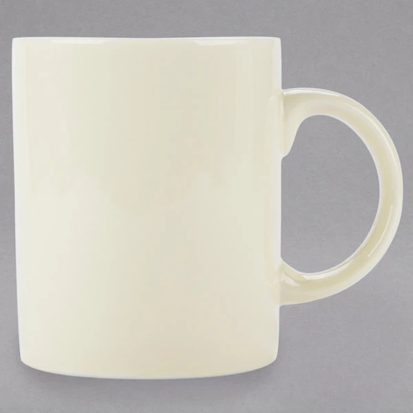 10 Strawberry Street RCR0028 Royal Cream 8 Oz. Porcelain C-Handle Mug - 24/Case 2 10 Strawberry Street RCR0028 Royal Cream 8 Oz. Porcelain C-Handle Mug - 24/Case - Image 2