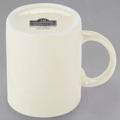 10 Strawberry Street RCR0028 Royal Cream 8 Oz. Porcelain C-Handle Mug - 24/Case 9 10 Strawberry Street RCR0028 Royal Cream 8 Oz. Porcelain C-Handle Mug - 24/Case -Rak Porcelain shop 1512191