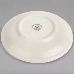 Homer Laughlin By Steelite International HL28200 6" Ivory (American White) Narrow Rim China Boston Saucer - 36/Case -Rak Porcelain shop 1514166