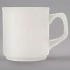 Homer Laughlin By Steelite International HL11500 9.25 Oz. Ivory (American White) Marquis China Mug - 36/Case
