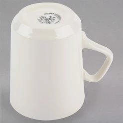 Homer Laughlin By Steelite International HL13200 8.25 Oz. Ivory (American White) Troy China Mug - 36/Case -Rak Porcelain shop 1514381
