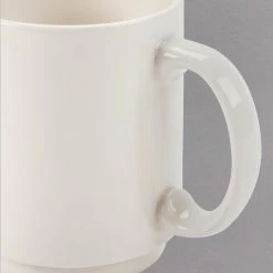 Homer Laughlin By Steelite International HL90400 Embassy 11.5 Oz. Ivory (American White) Stackable China Mug - 36/Case 7 Homer Laughlin By Steelite International HL90400 Embassy 11.5 Oz. Ivory (American White) Stackable China Mug - 36/Case -Rak Porcelain shop 1514496