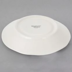 World Tableware FH-519 Farmhouse 6 1/4" Round Ivory (American White) Porcelain Saucer - 36/Case -Rak Porcelain shop 1514861